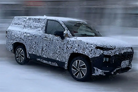 或命名为T1T 奇瑞全尺寸SUV谍照曝光