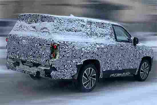 或命名为T1T 奇瑞全尺寸SUV谍照曝光